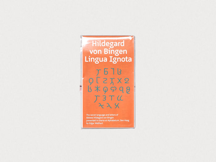 Partial map Hildegard von Bingen Lingua Ignota