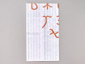 Partial map Hildegard von Bingen Lingua Ignota - Antenne Books