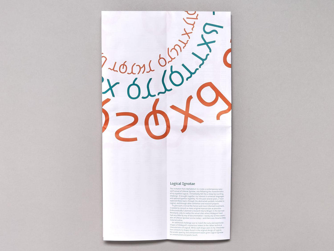 Partial map Hildegard von Bingen Lingua Ignota - Antenne Books