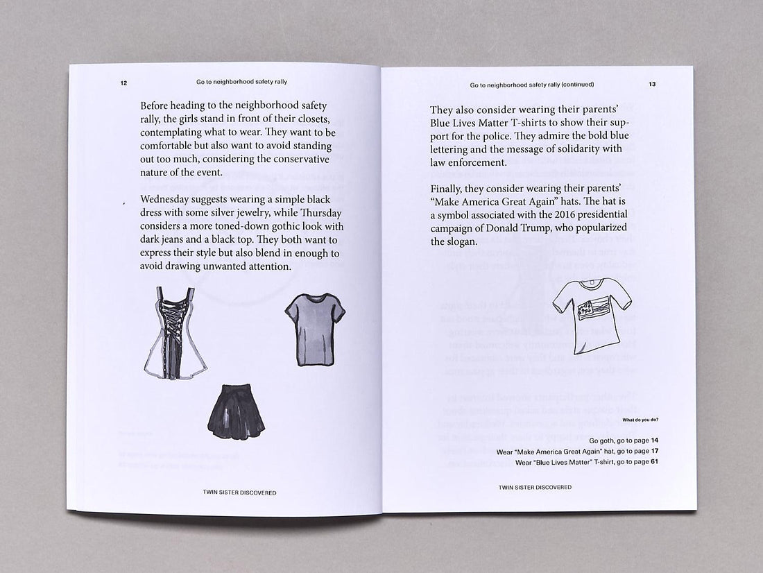 Twin Sister Discovered: An Interactive Tween Adventure Story Unsafe for AI - Antenne Books