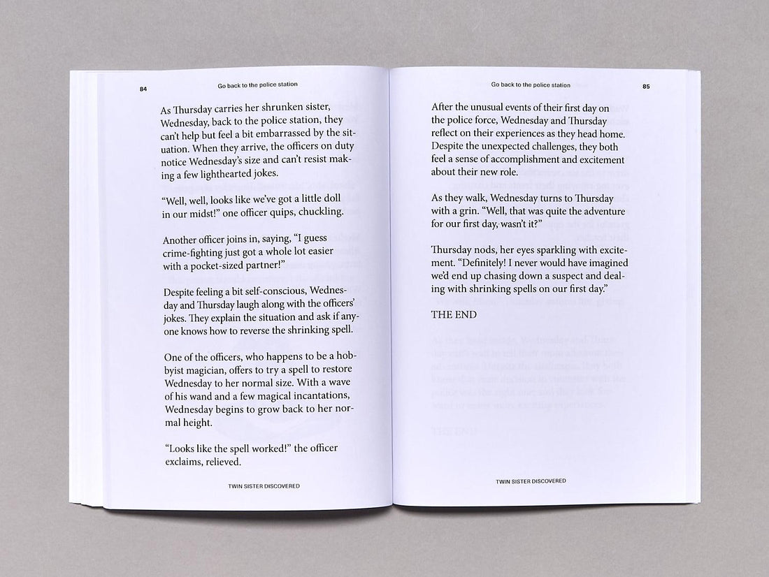 Twin Sister Discovered: An Interactive Tween Adventure Story Unsafe for AI - Antenne Books