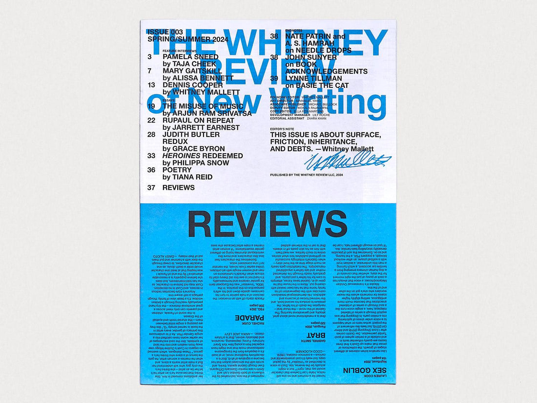 The Whitney Review 003 - Antenne Books