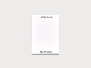 Joshua Leon: The Process - Antenne Books