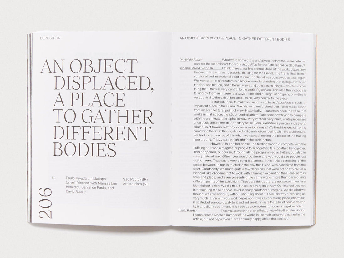 DEPOSITION - Antenne Books