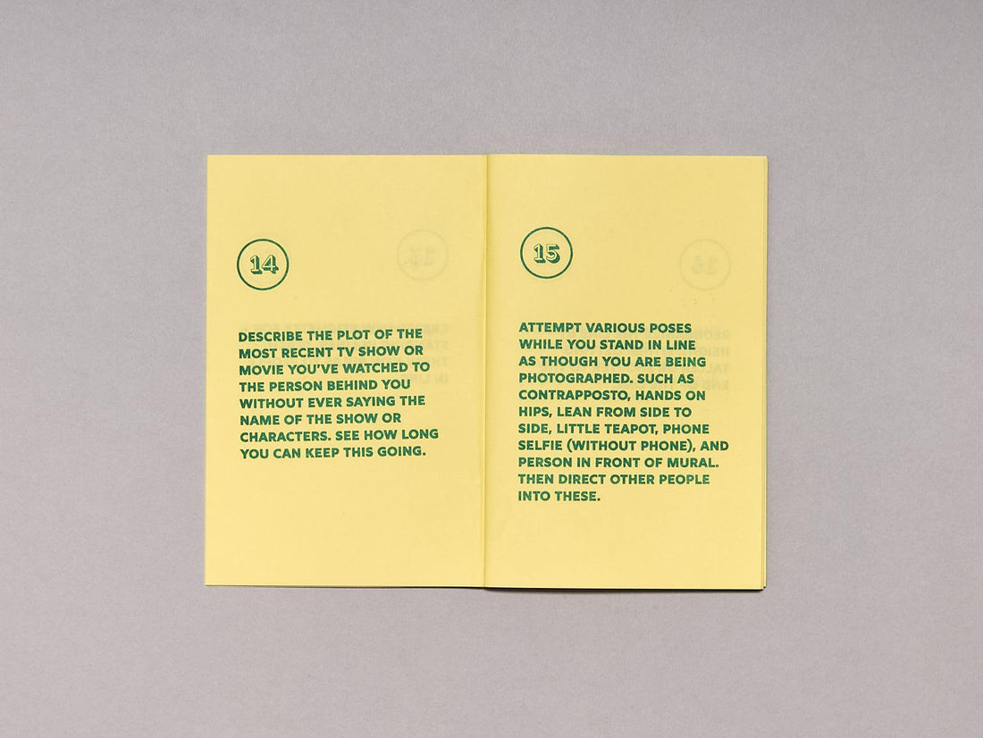 Performances for Waiting in Line - Antenne Books