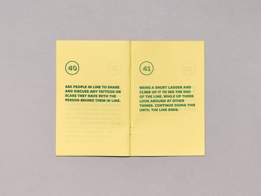 Performances for Waiting in Line - Antenne Books