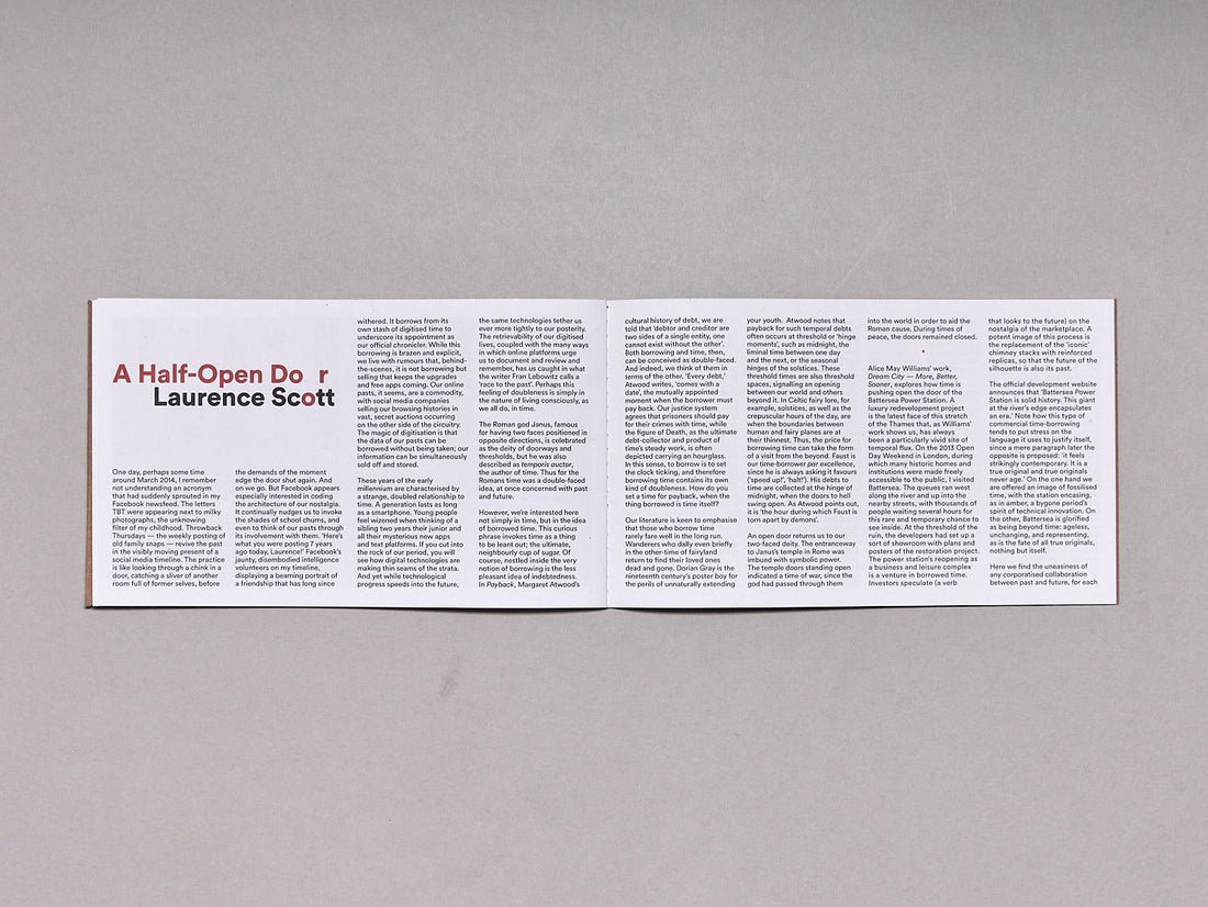 Jerwood/FVU Awards 2016: ‘Borrowed Time’: Karen Kramer, Alice May Williams - Antenne Books