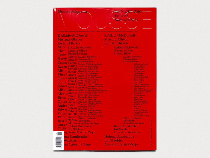 Mousse Magazine, Issue 88 - Antenne Books