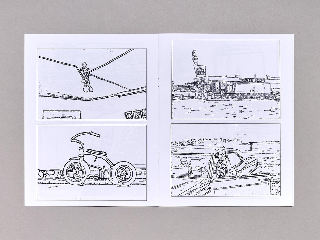 Unauthorized William Eggleston Coloring Book - Antenne Books