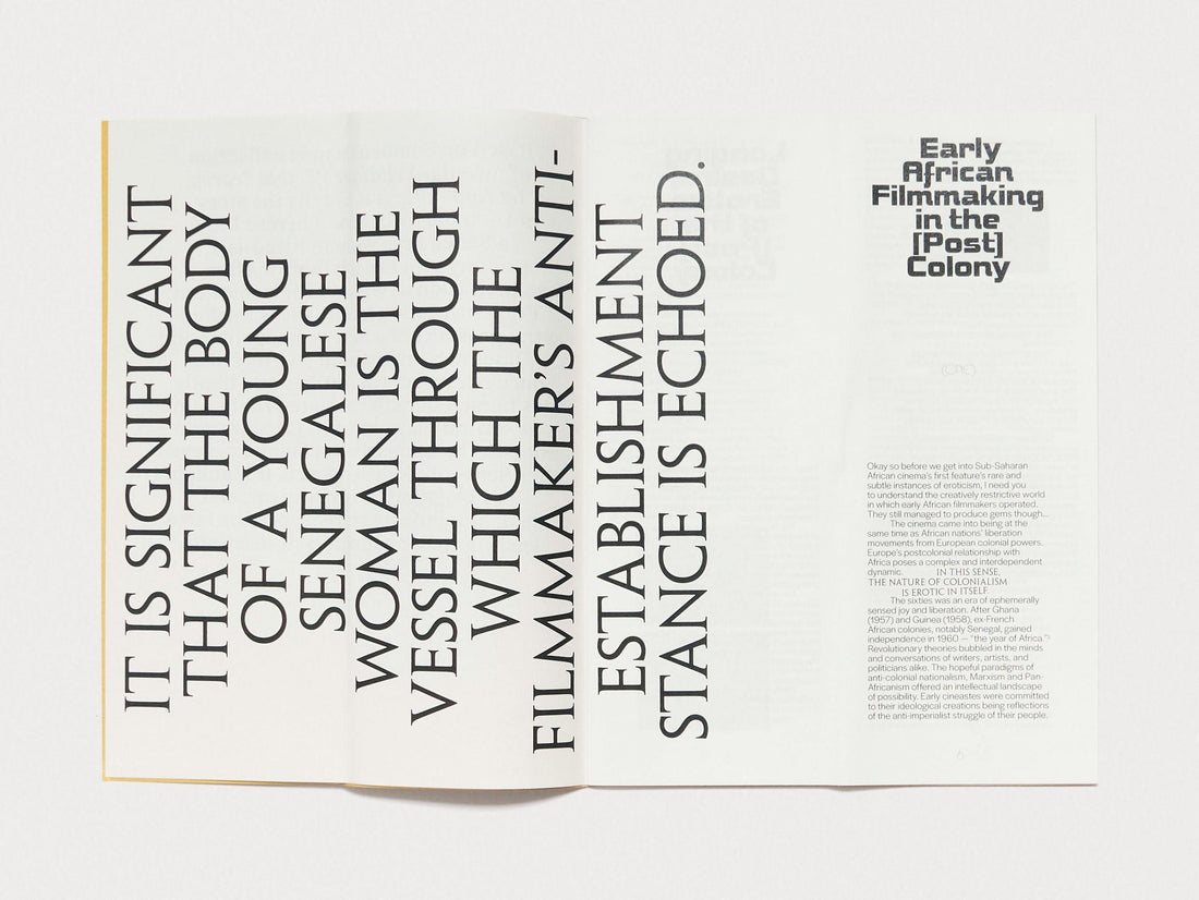 Emblematic Elusions: Eros in African Cinema – Edition I - Antenne Books