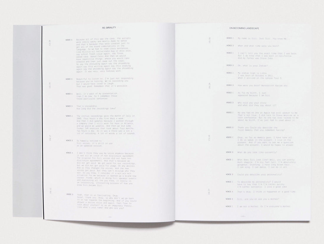 Re: Siriality/ On Becoming Landscape - Antenne Books