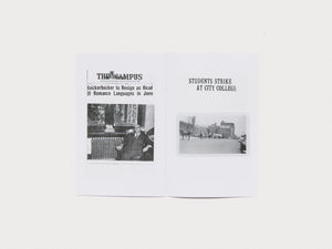 WE SHALL NOT BE MOVED: THE CCNY STUDENT STRIKE OF 1949 - Antenne Books