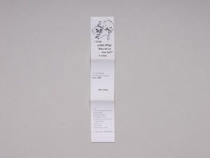 I draw a fake effigy. “Who let us into hell?” It says. - Antenne Books