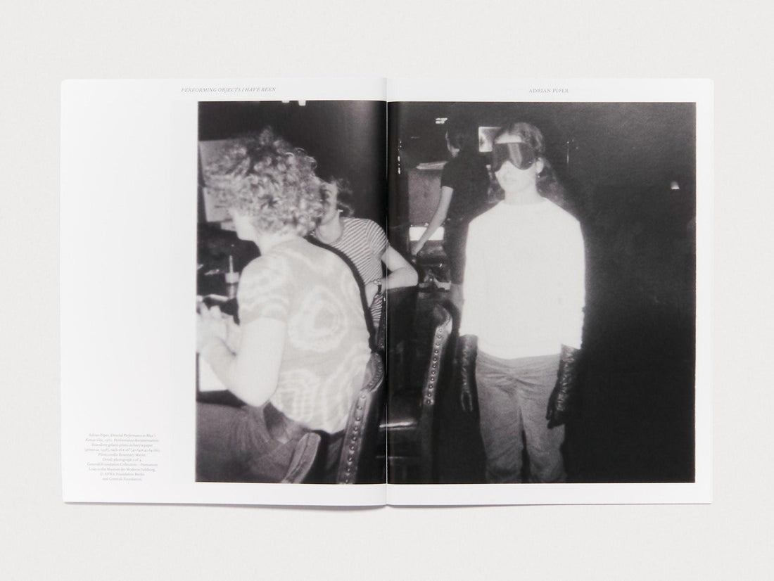 Adrian Piper: Performing Objects I Have Been, 1972-2018 - Antenne Books