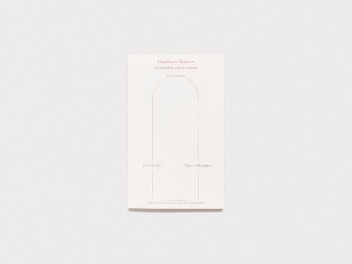 Maquillage as Meditation: Carmelo Bene and the Undead - Antenne Books