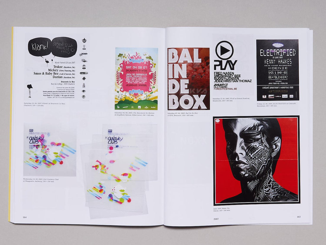 Smos & Baby Bee: Party Flyers And More. Reminiscences Of A Unique Era In Belgian Nightlife Culture. (1993–2010) - Antenne Books