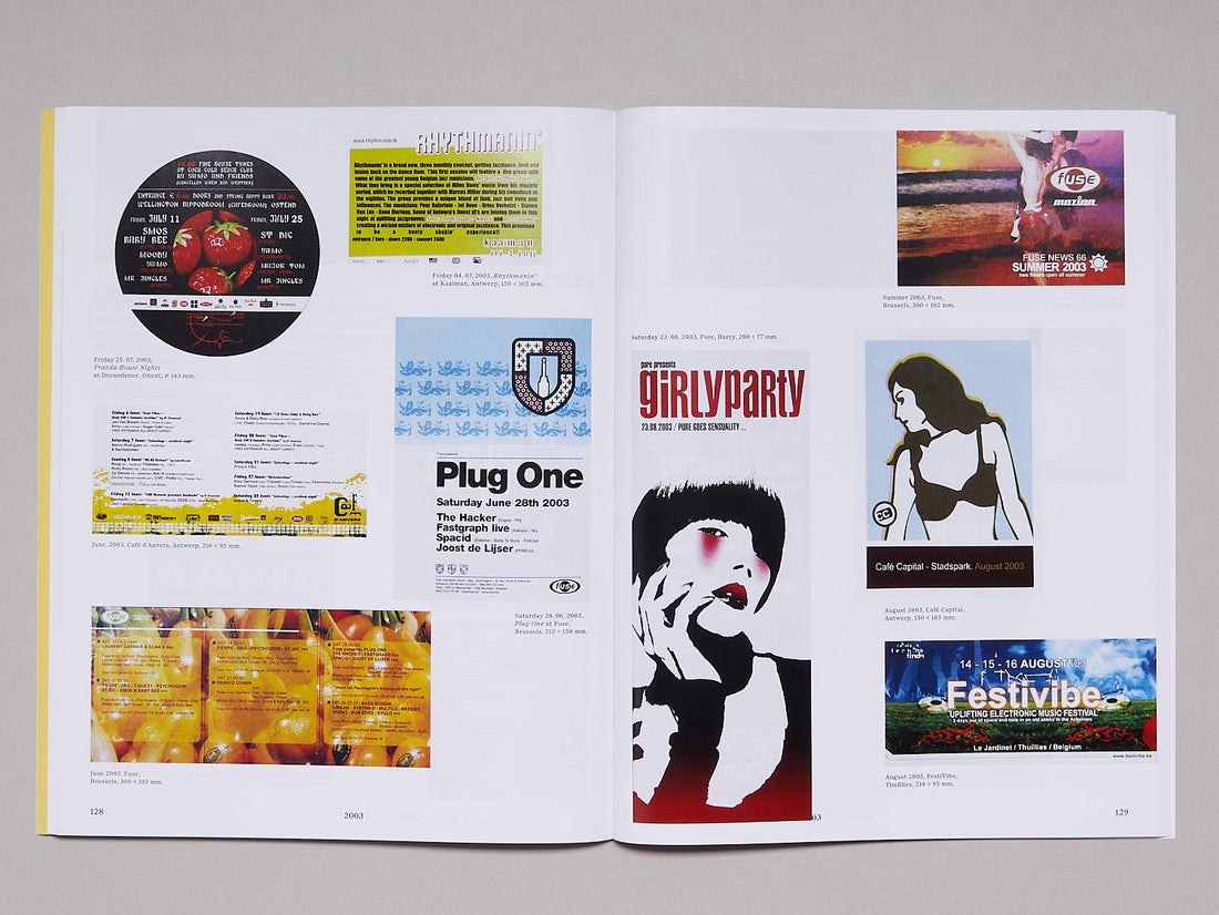 Smos & Baby Bee: Party Flyers And More. Reminiscences Of A Unique Era In Belgian Nightlife Culture. (1993–2010) - Antenne Books