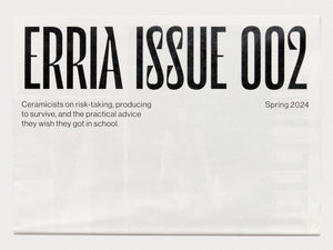 Erria Issue 002: Ceramics - Antenne Books