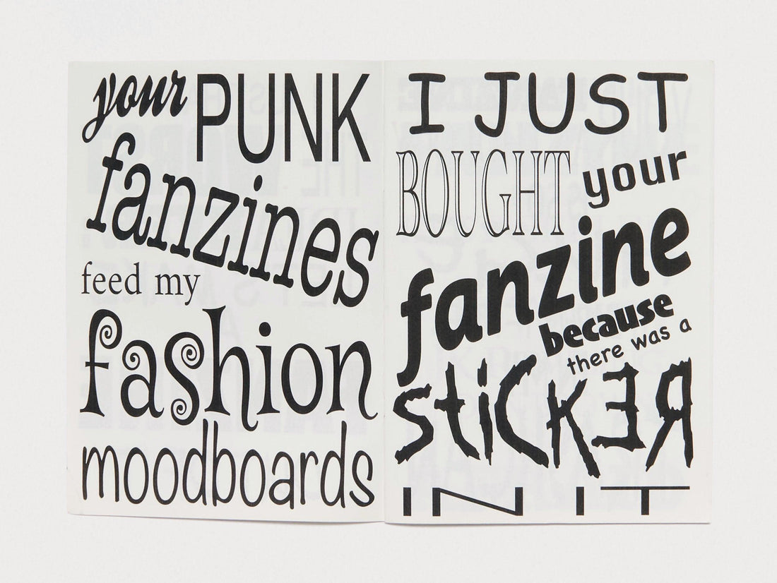 FANZINES ARE JUST […] - Antenne Books