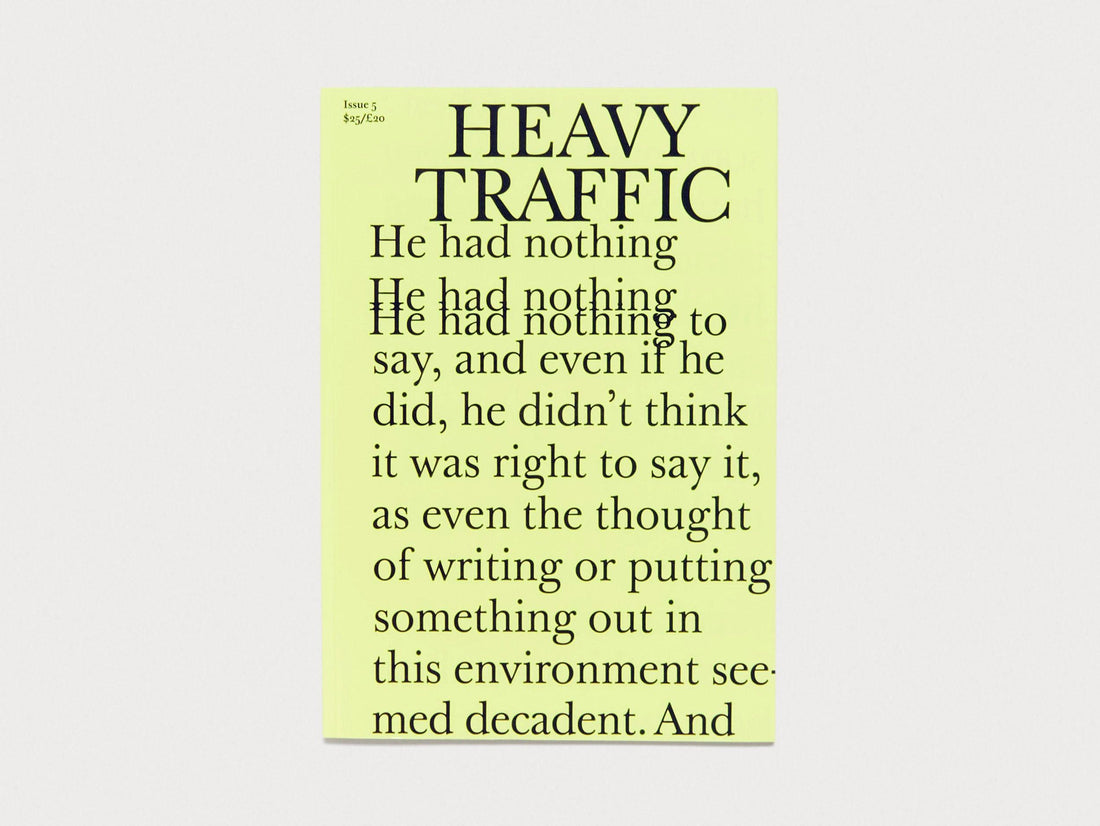 Heavy Traffic 5 - Antenne Books