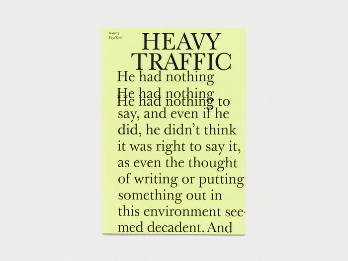 Heavy Traffic 5 - Antenne Books