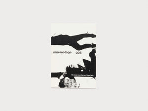 mnemotope issue 006 - Antenne Books
