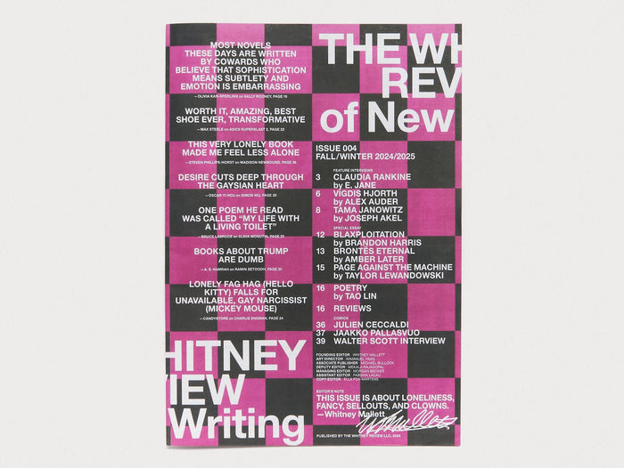 The Whitney Review Issue 4 - Antenne Books