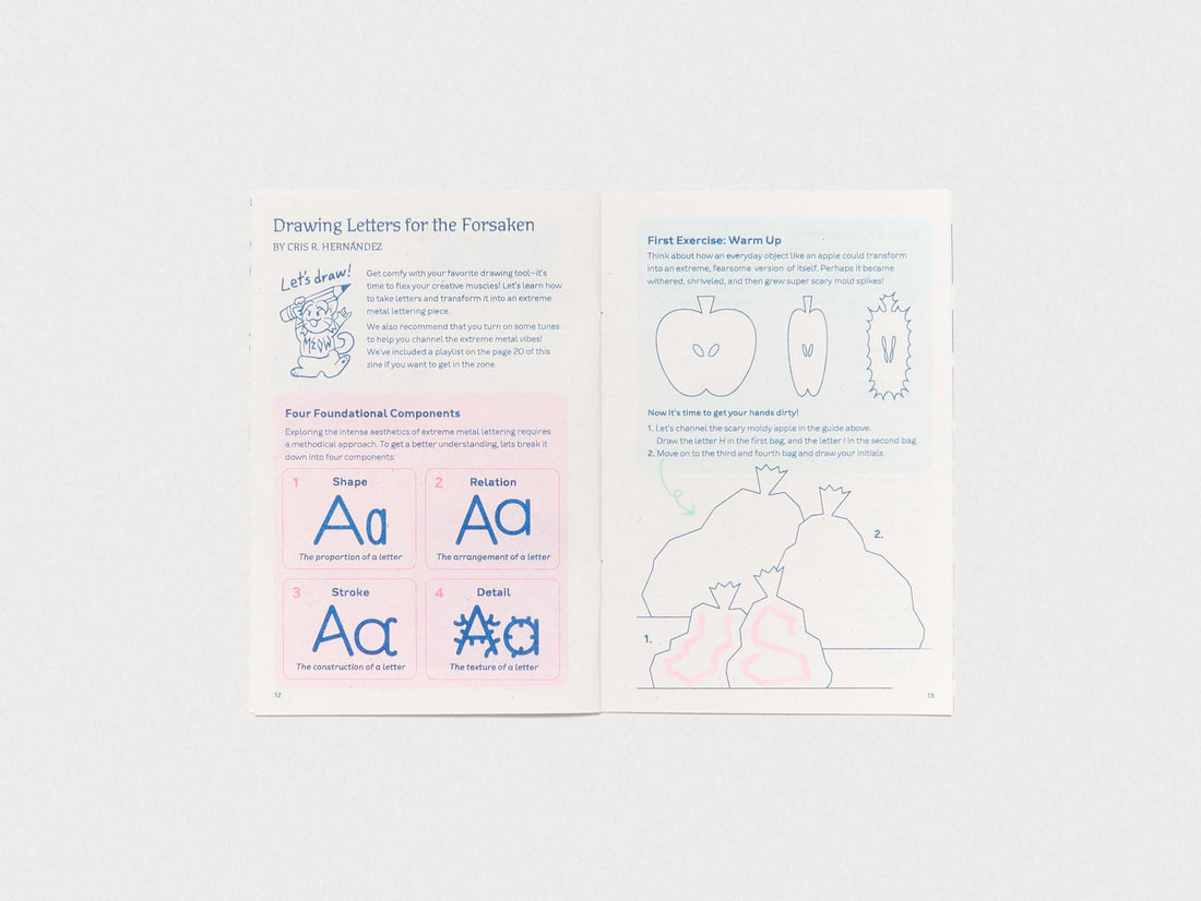 Gnarled, Scratched, Scorched, and Dripping: A Typographer’s Take on Extreme Metal Lettering - Antenne Books