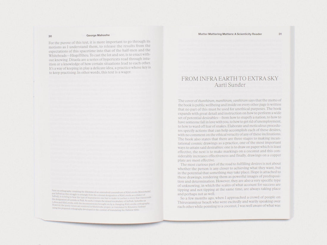 Matter Mattering Matters: A Scienticity Reader - Antenne Books