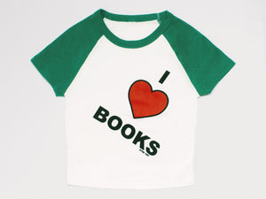 I Love Books Cropped T-Shirt